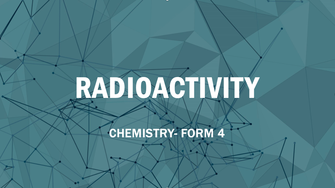 RADIOACTIVITY